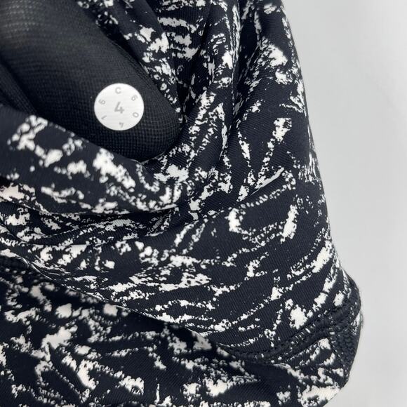 Lululemon Wunder Under High Rise Legging 30" Size 4 Chirasu Black / Alpine White - Picture 4 of 7